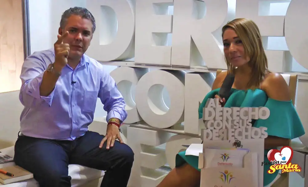 Ivan Duque - Adela Luna