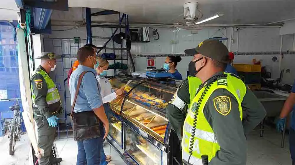 Santa Marta, controles a venta de pescado