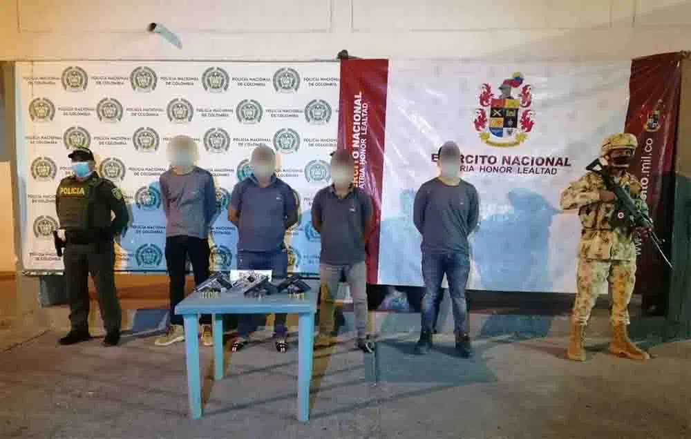 Capturados por porte ilegal