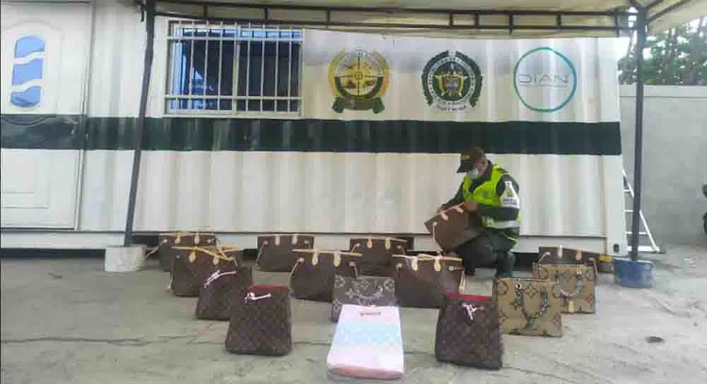 mercancía aprehendida en Santa Marta