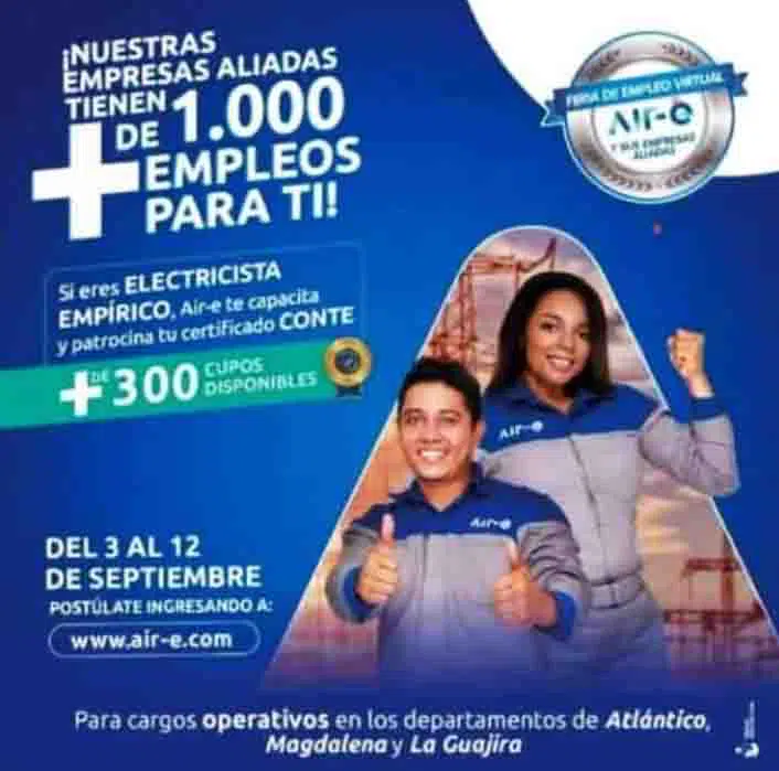 Air-e, feria de empleo virtual