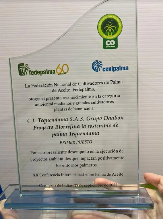 Grupo Daabon, mejor proyecto de biorrefinería sostenible de Colombia