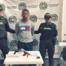 Capturado con un arma de fabricación artesanal