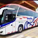 Expreso Brasilia Primer bus de Colombia con funcionamiento 100% a gas natural