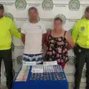 Dos personas capturadas y 213 dosis de droga incautadas