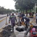 Essmar finalizó con éxito obra de reposición de alcantarillado