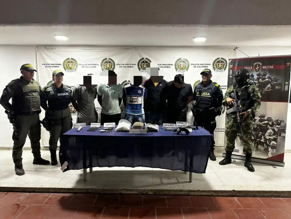 Policía Metropolitana de Santa Marta capturó 7 personas