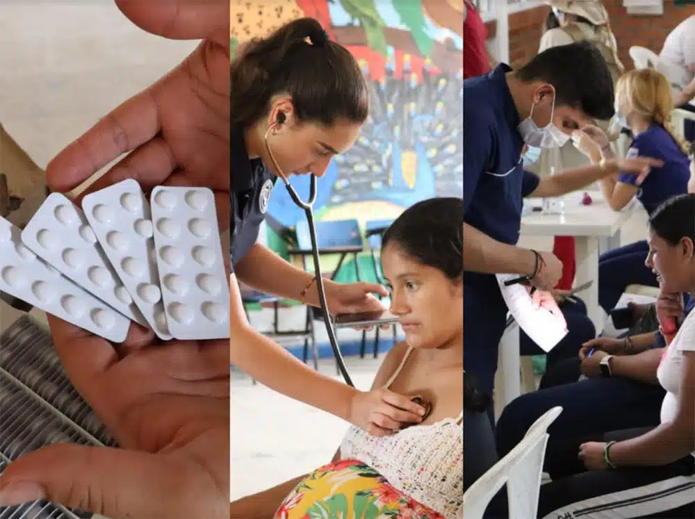 Primera brigada de salud palmera entrega