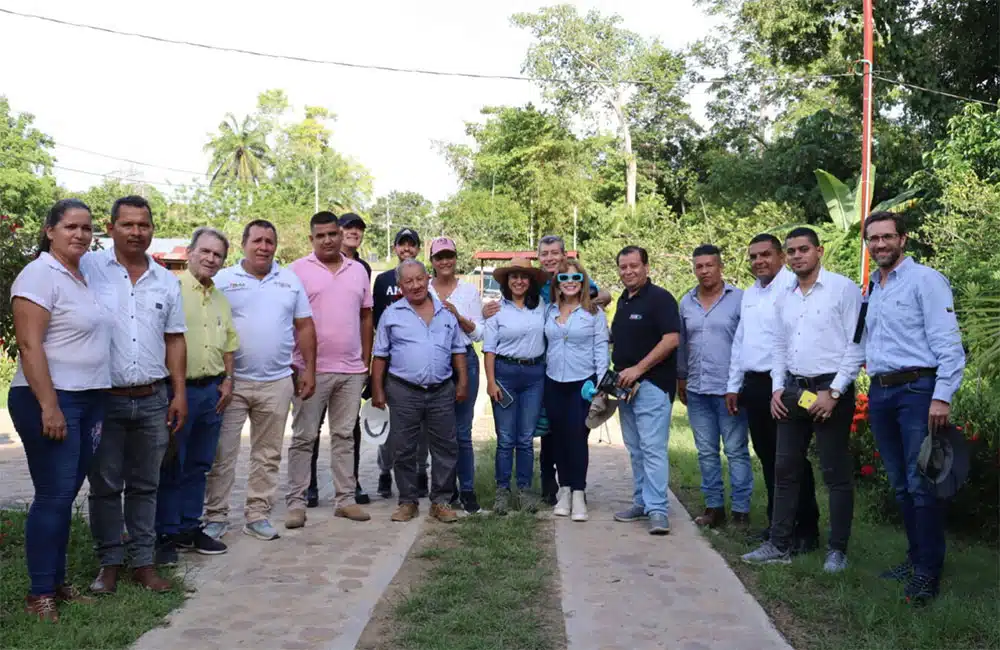 Visita periodística por la palma de aceite en Santander - investigación
