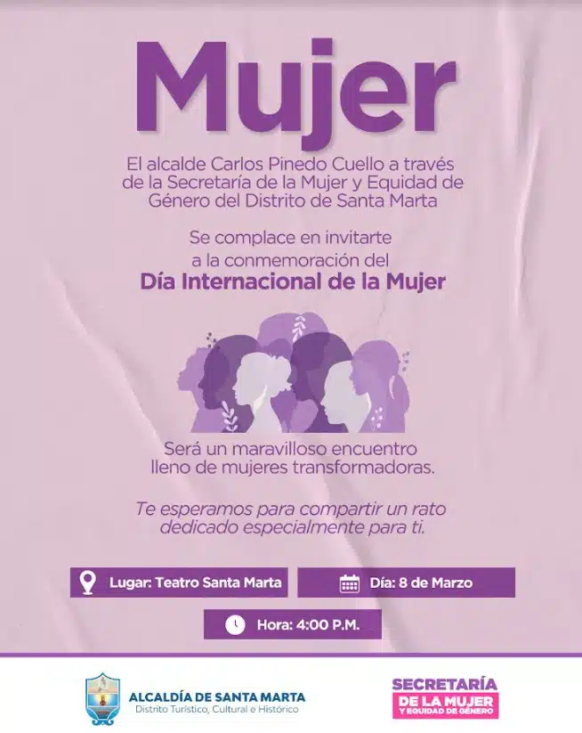 Alcaldía de Santa Marta conmemora el rol transformador de las mujeres
