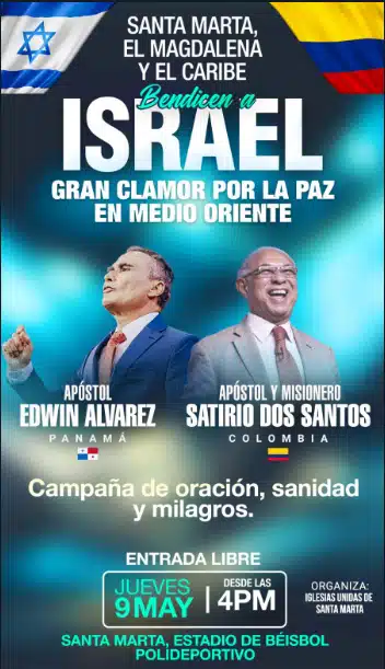 Santa Marta y el Caribe bendicen a Israel