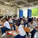 Santa Marta estudiantes de 11° del sector oficial realizan simulacro de las Pruebas Saber