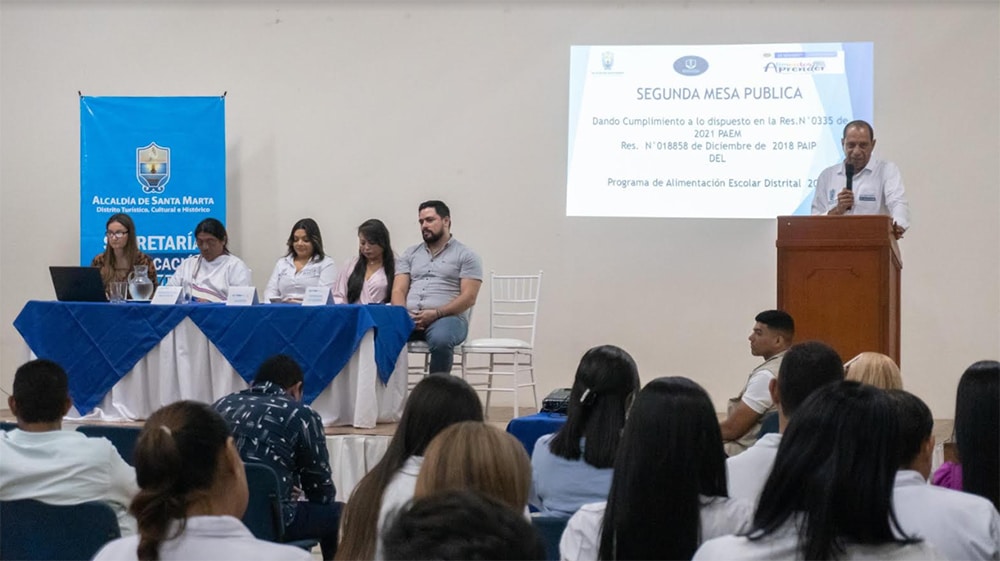 Alcaldía Distrital de Santa Marta garantizará alimentación a más de 56 mil estudiantes