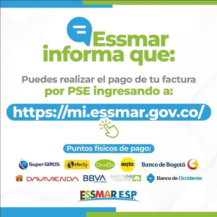 pagos de la factura Essmar