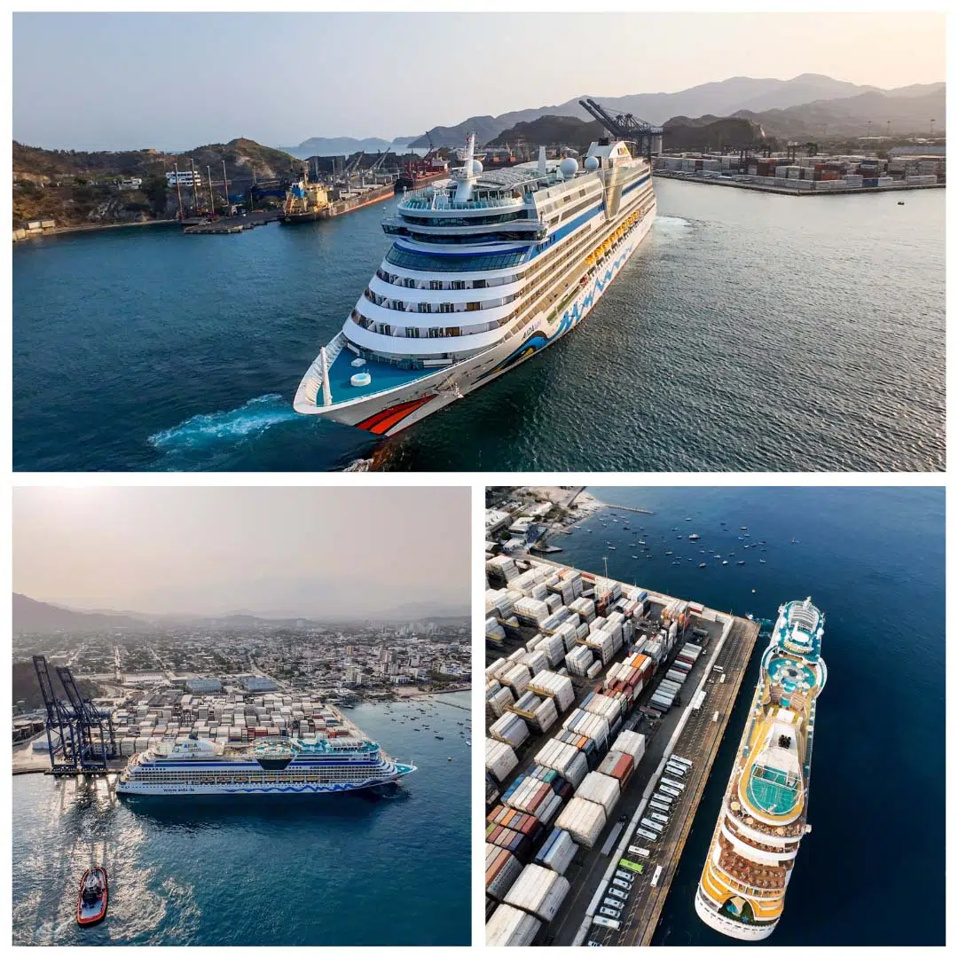 Más de 2.200 turistas internacionales llegaron a Santa Marta a bordo de dos cruceros