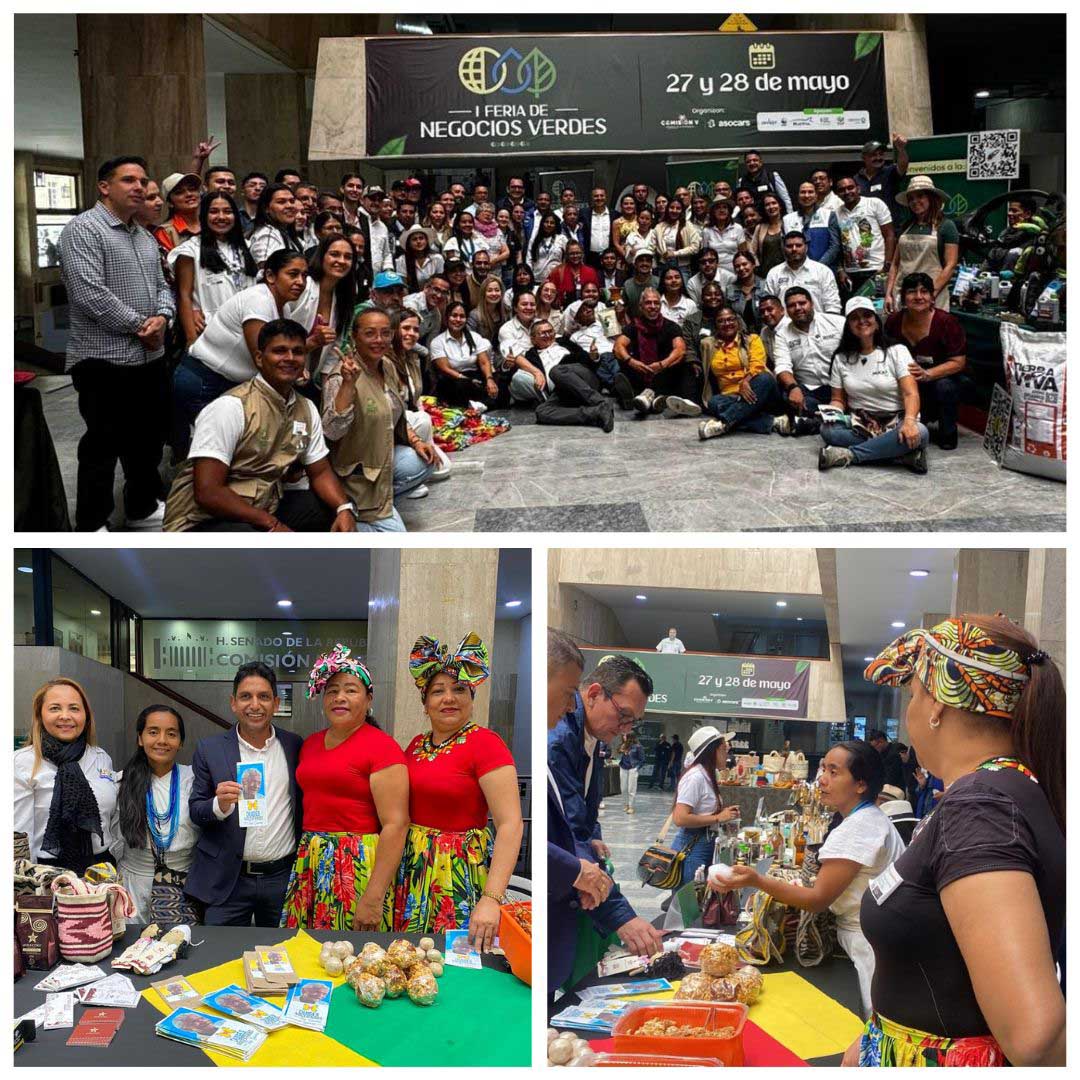 Corpamag participó con dos negocios verdes en la primera feria nacional de negocios verdes