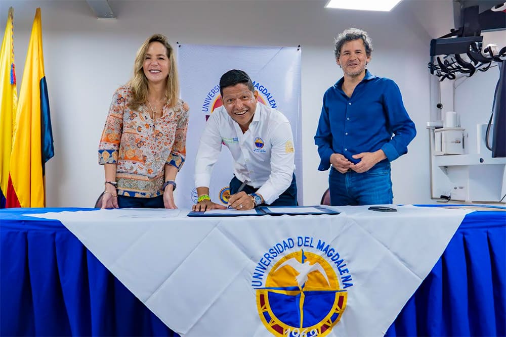UNIMAGDALENA firma alianza internacional por el desarrollo económico del Departamento