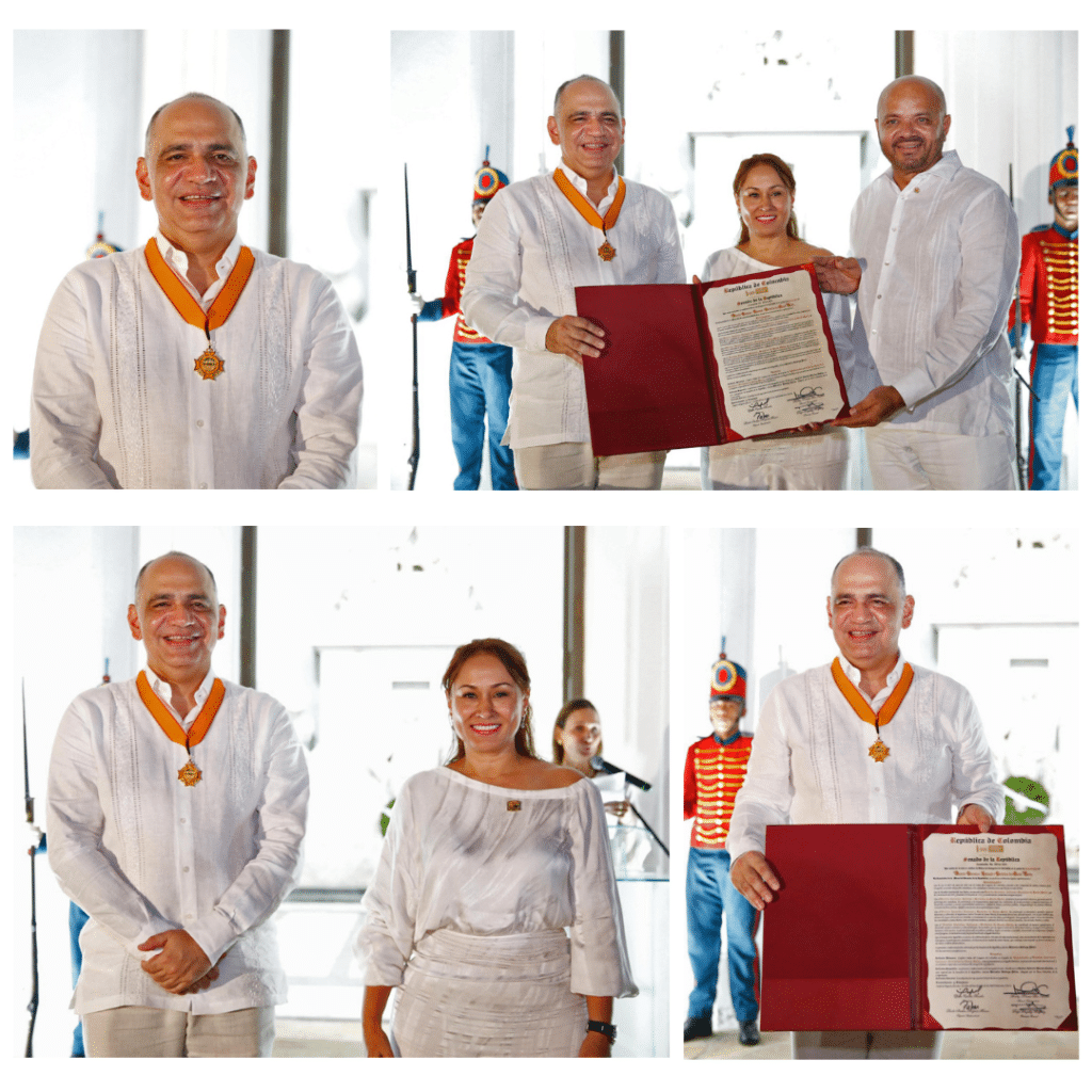 Alcalde Carlos Pinedo recibe condecoración en grado de Comendador de parte del Congreso de la República