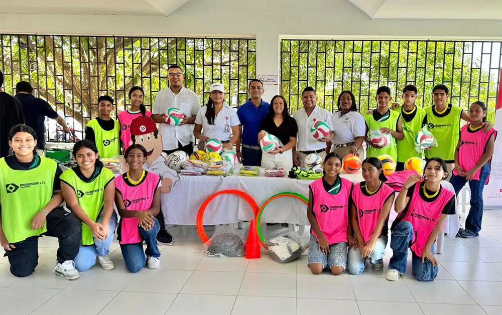 Drummond fortalece el deporte y la cultura en Chiriguaná, Cesar
