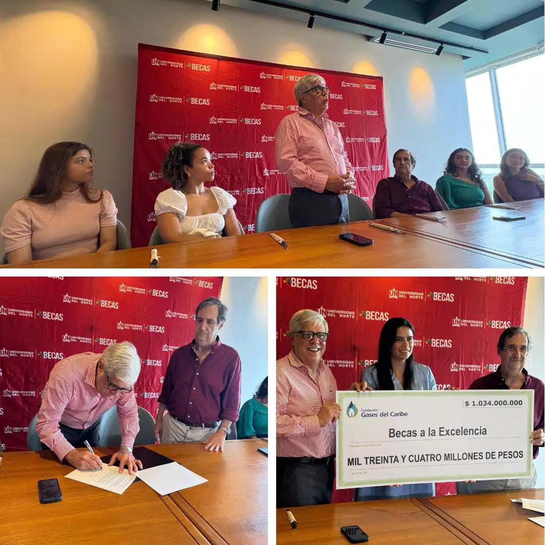 Fundación Gases del Caribe y Uninorte - entrega de becas