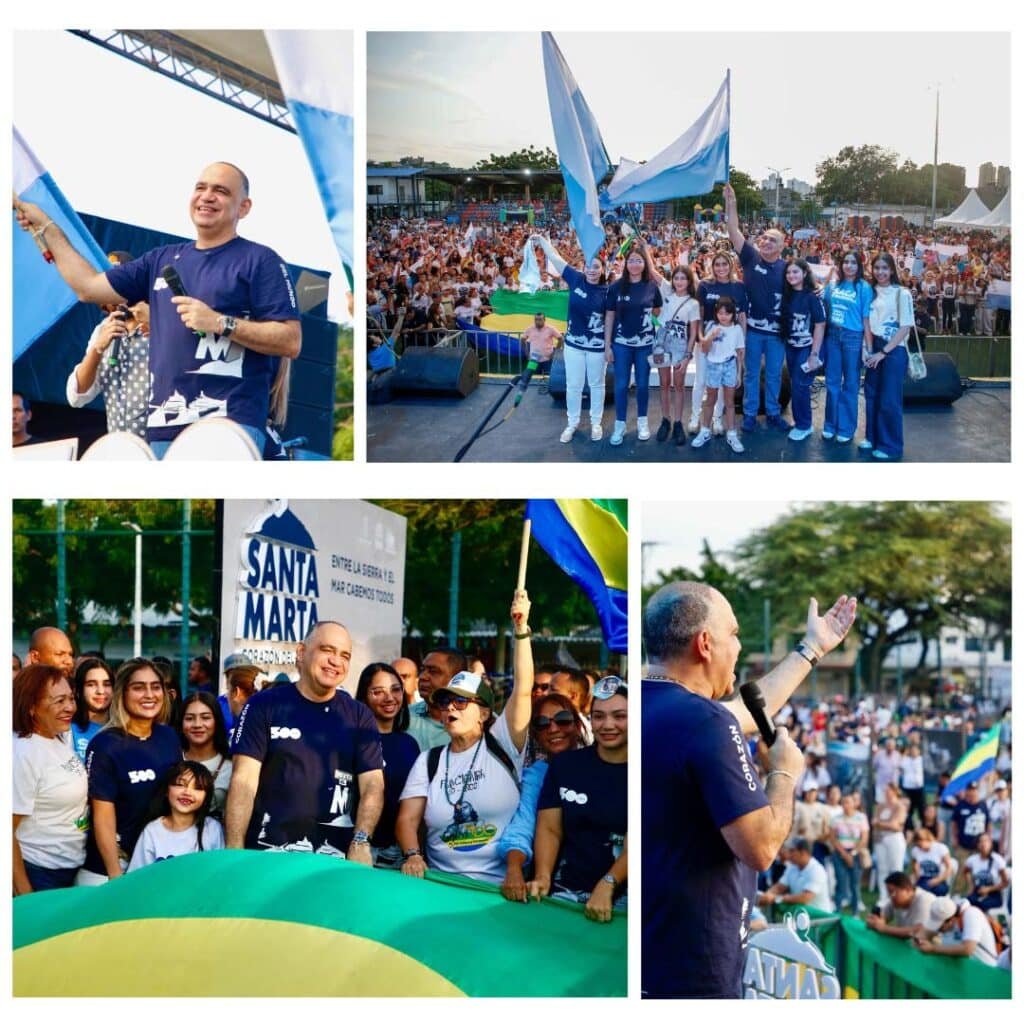 Gaira le abre paso al recorrido previo a la Fiesta del Mar