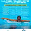 Santa Marta vivirá la primera edición de los Juegos Paradeportivos