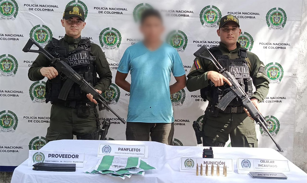Capturado alias Guajiro o Santos, presunto integrante del Clan del Golfo