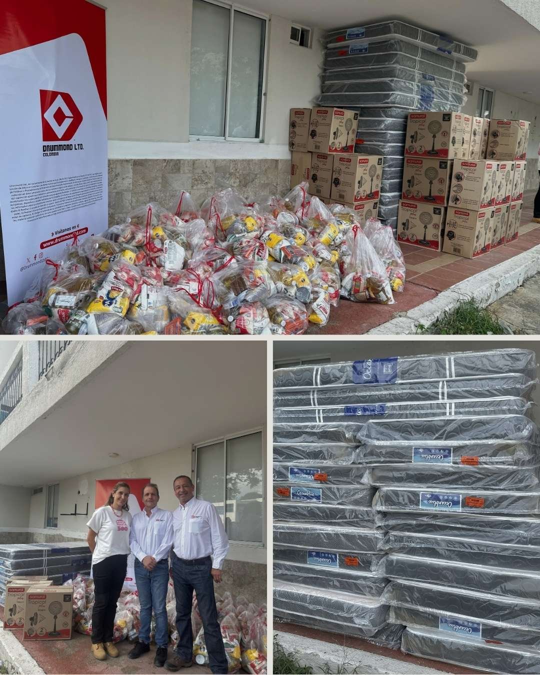 Drummond Ltd. entrega ayudas humanitarias a familias afectadas por lluvias en Santa Marta