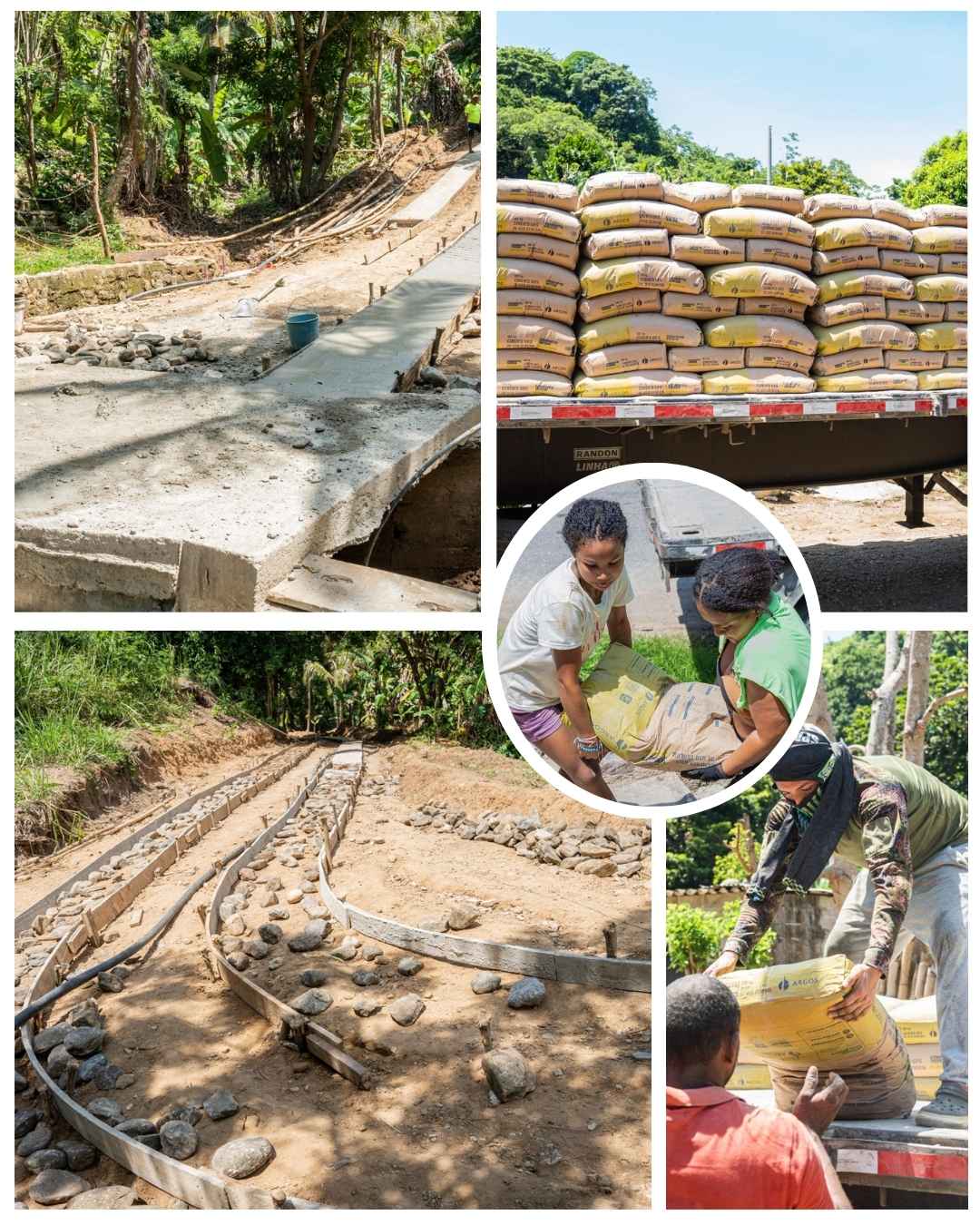 Alcaldía Distrital fortalece las veredas de Santa Marta con nuevas entregas de cemento para obras comunitarias