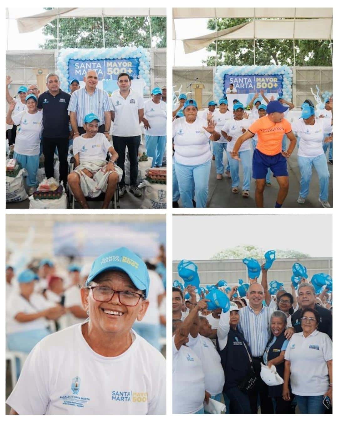 Alegría y esperanza Alcalde Carlos Pinedo pone en marcha el programa ‘Santa Marta Mayor 500+’