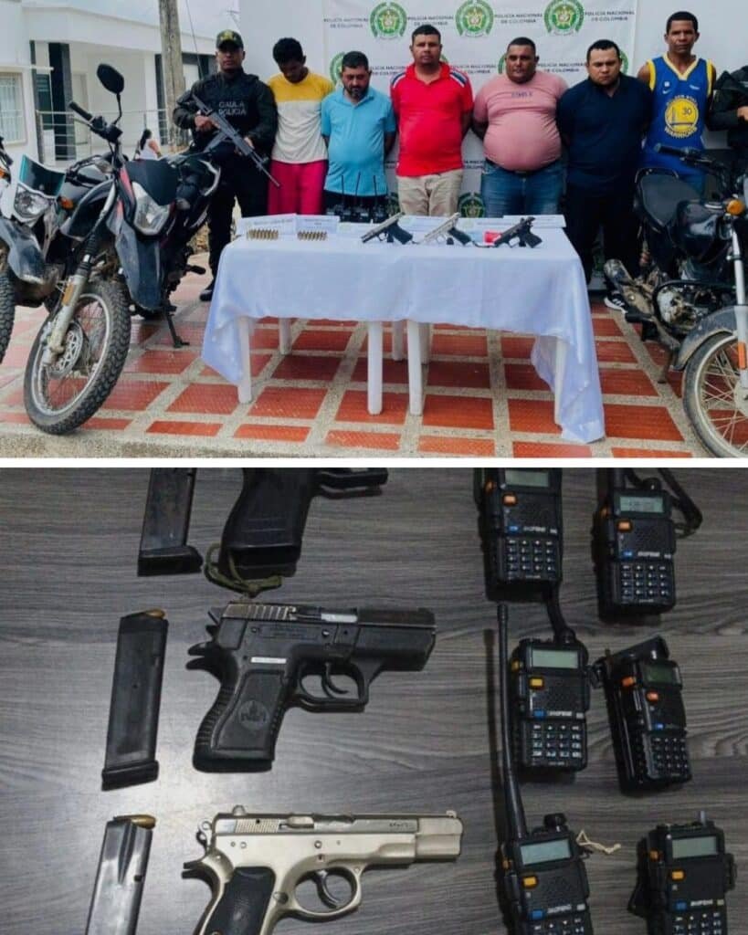 Capturados seis integrantes del ‘Clan del Golfo’ En el sur del Magdalena