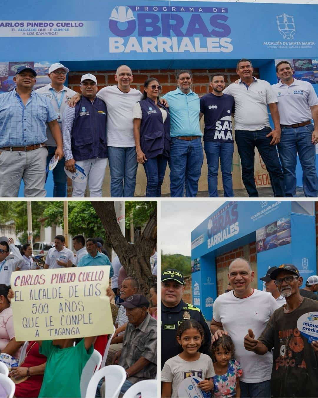 Gobierno de Carlos Pinedo Cuello le cumple a Taganga con histórica inversión en Dumaruka