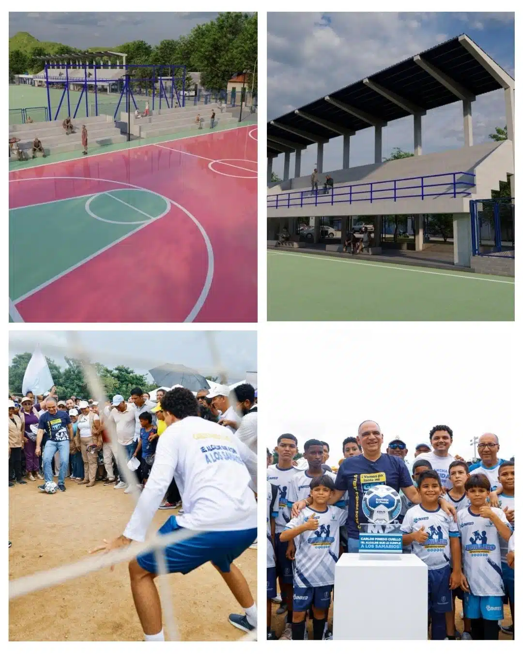Carlos Pinedo transforma a Santa Marta! Alcaldía inicia construcción del escenario recreodeportivo “Bastidas Sí Puede”
