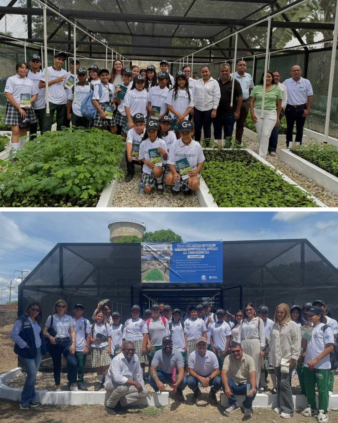 Corpamag lidera entrega de viveros bioclimáticos en algarrobo y el piñón
