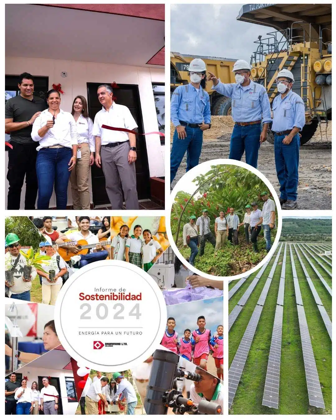 Drummond Ltd. comparte los resultados de su gestión en su Informe de Sostenibilidad 2024