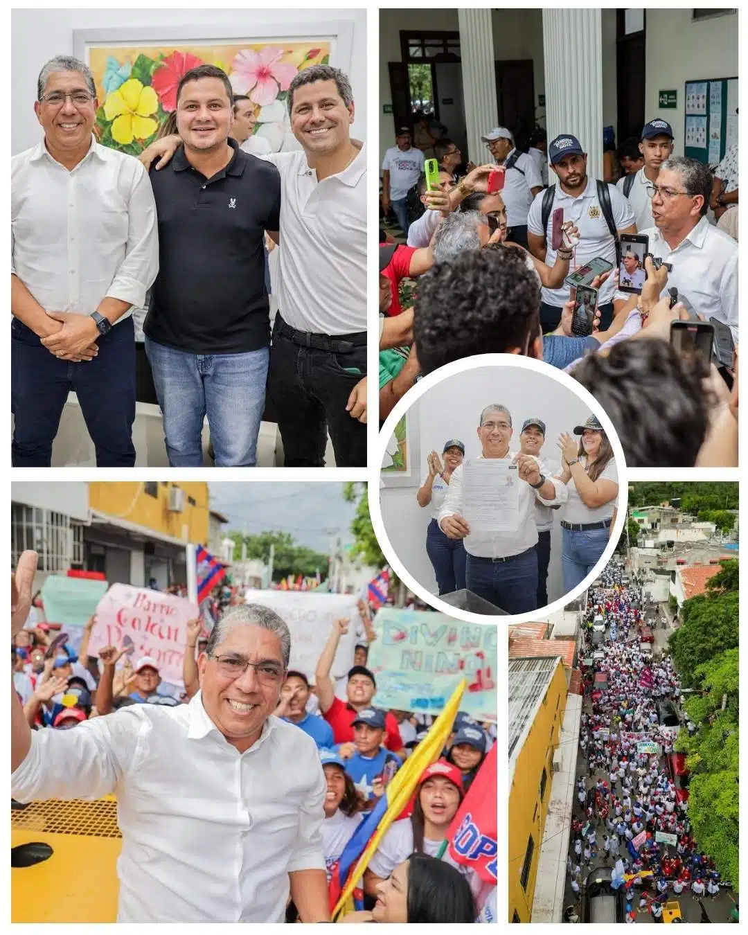 Noya inscribe su candidatura con apoyo histórico de más de 311 mil magdalenenses