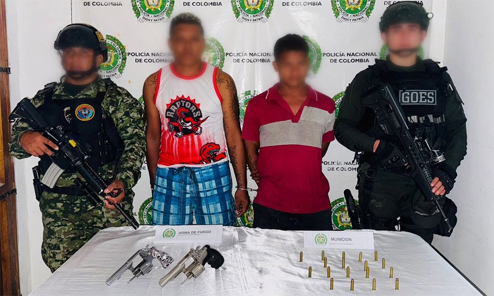 Operativo deja dos capturados presuntos integrantes del Clan del Golfo