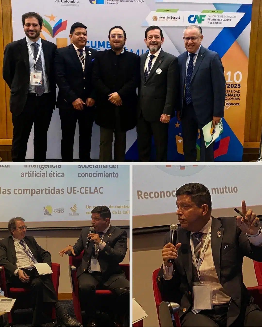 Rector Pablo Vera lidera discusión sobre Educación Superior, ciencia e innovación en la VI Cumbre Académica de América Latina y el Caribe - Unión Europea