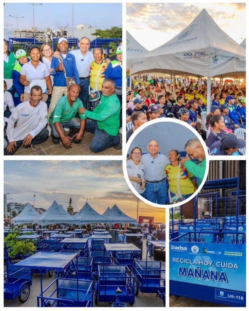 Alcaldía de Santa Marta y DADSA clausuran tercera fase del proyecto de fortalecimiento a recicladores