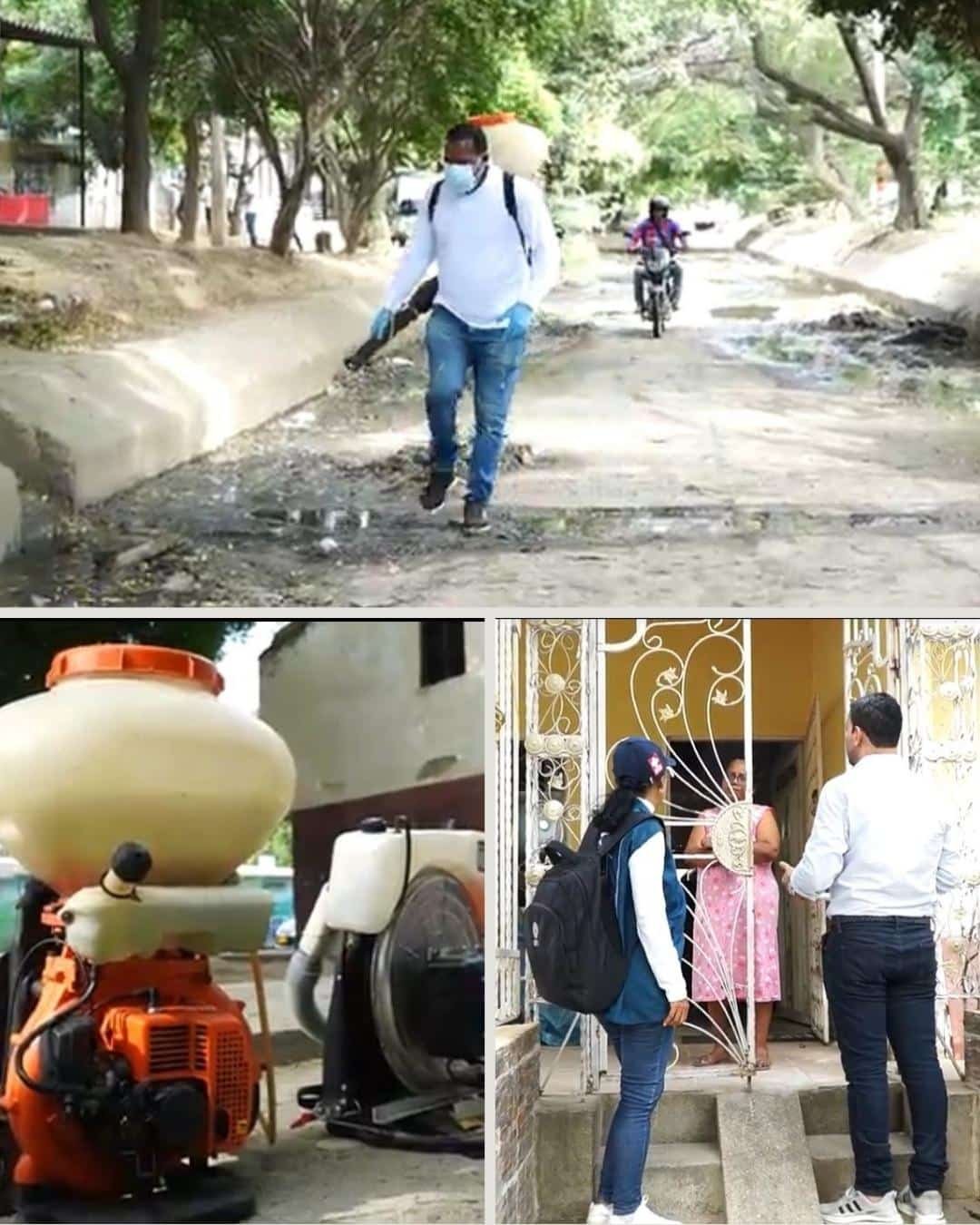 Alcaldía intensifica acciones comunitarias para prevenir el dengue en barrios de Santa Marta