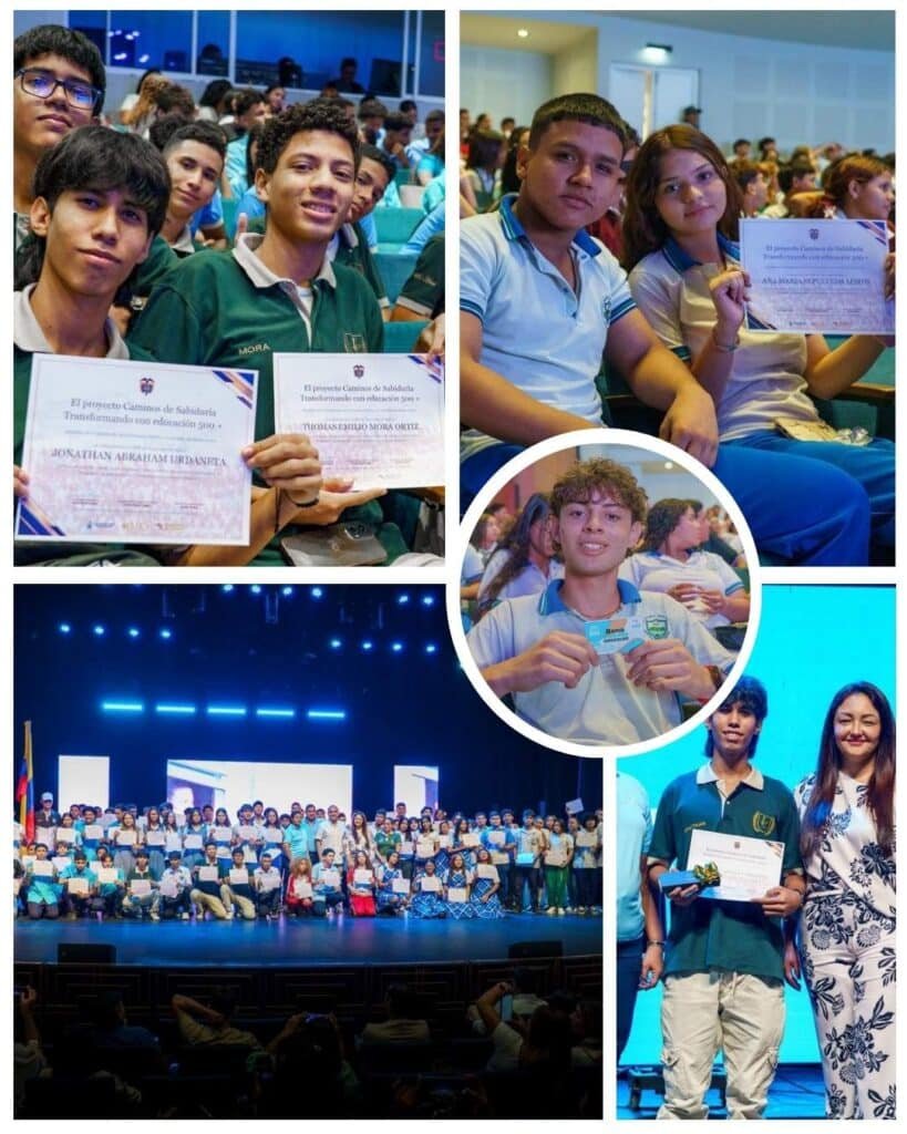 Con entrega de 100 becas, Alcaldía clausura programa “Caminos de Sabiduría” beneficiando a más de 1.200 estudiantes en Santa Marta