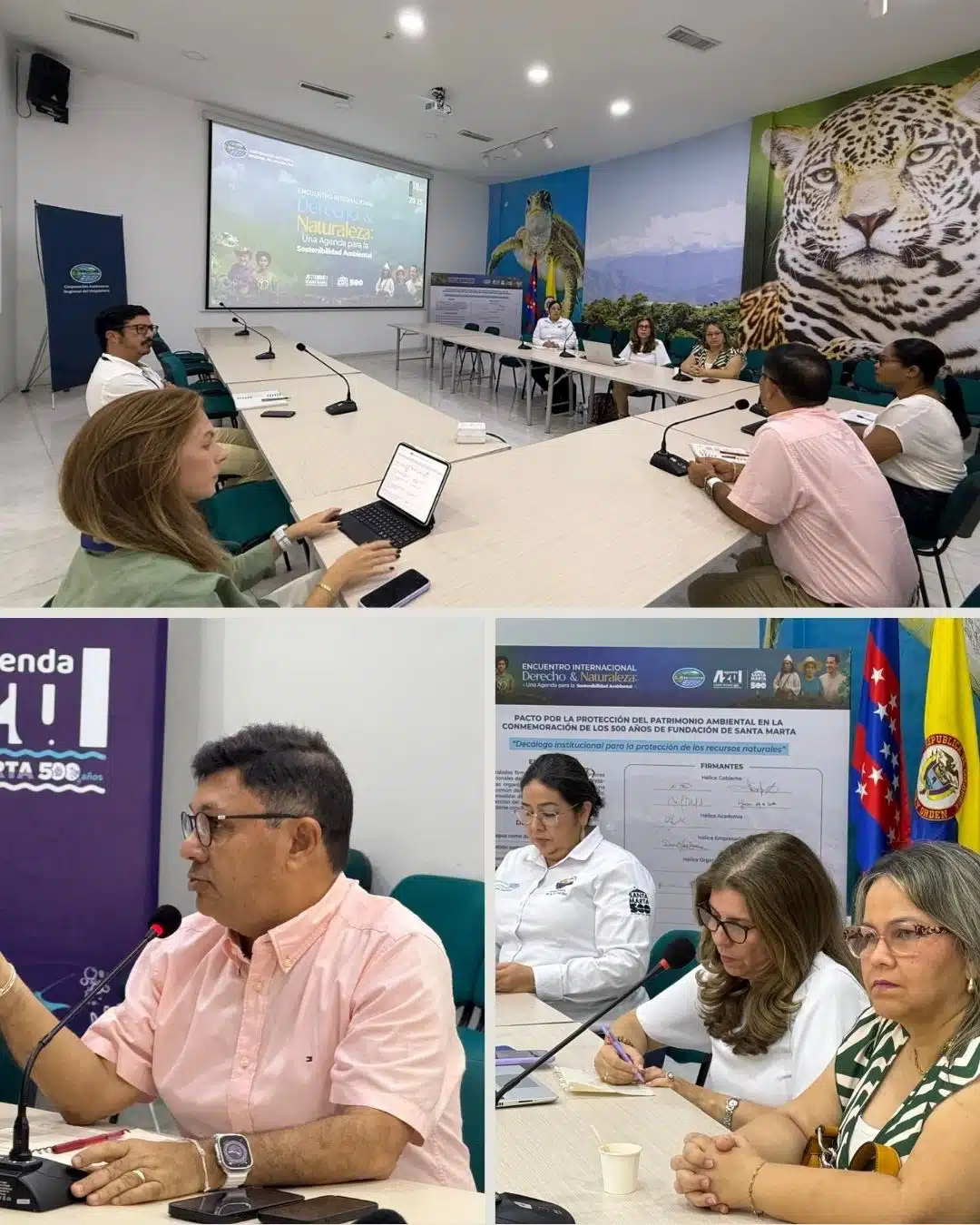 Corpamag lideró reunión de seguimiento al pacto por la protección del patrimonio ambiental 