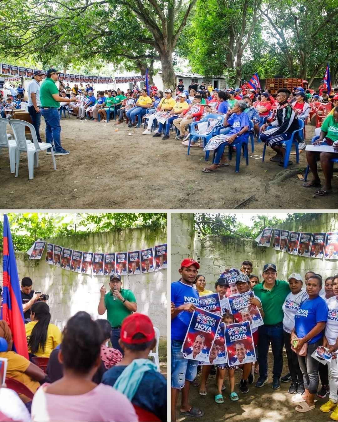 Interconexión vial y fortalecimiento de la red hospitalaria, propone Rafa Noya para los habitantes de Algarrobo y Sabanas de San Ángel