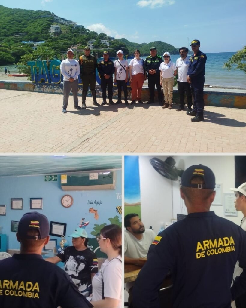 Policía de Turismo promueve la conservación de tortugas marinas en Santa Marta