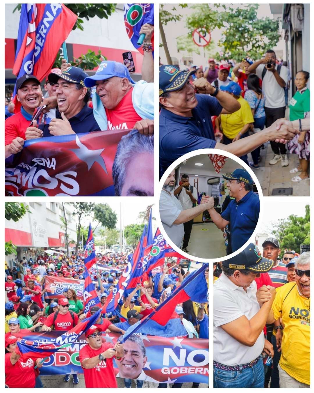 ¡En la 5ta cabemos todos! Noya se tomó el corazón del Centro Histórico de Santa Marta_
