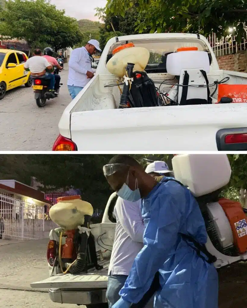 Alcaldía Distrital intensifica fumigación en vías principales para contrarrestar el dengue