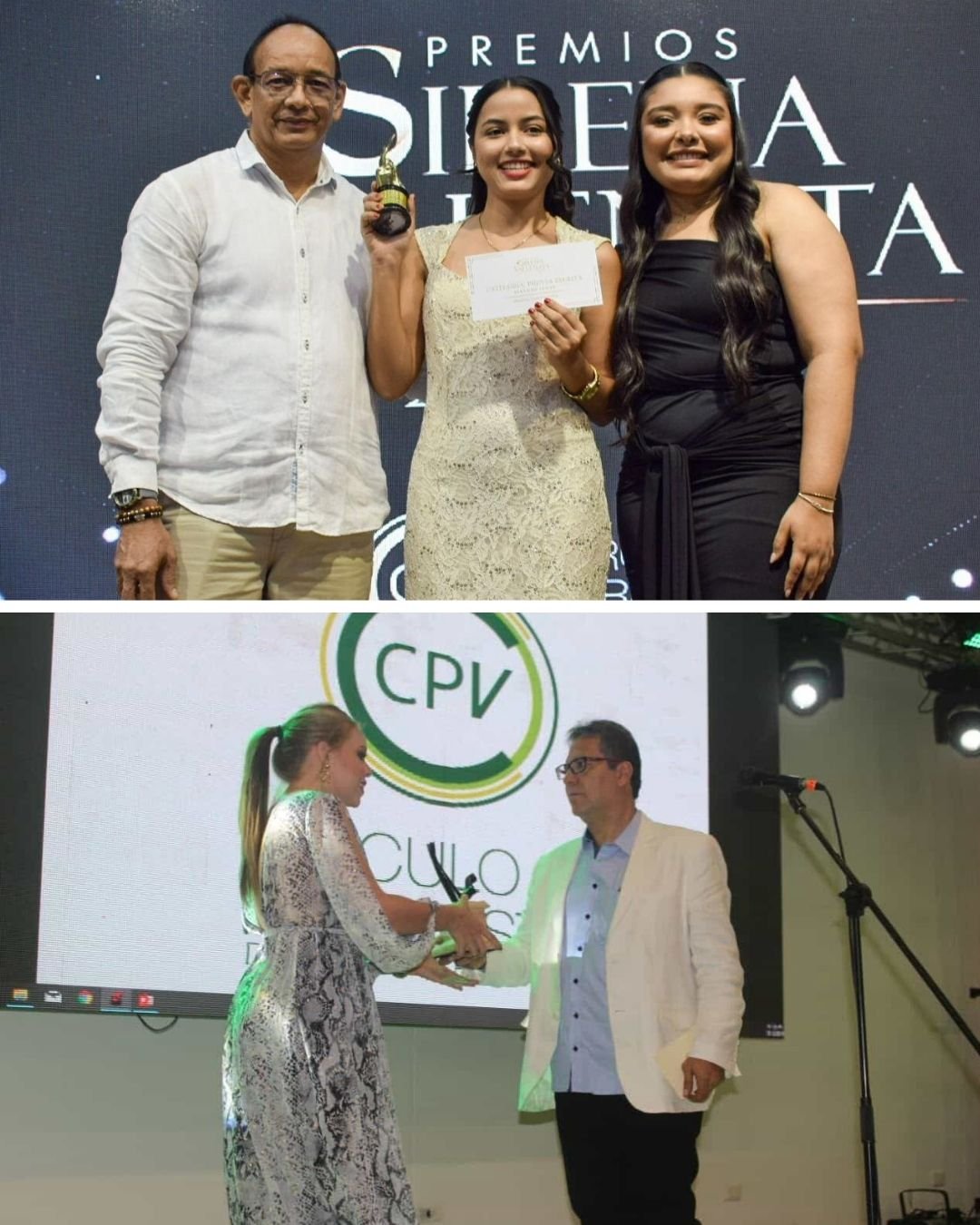 Egresadas Sergistas son galardonadas en los Premios Sirena Vallenata 2025