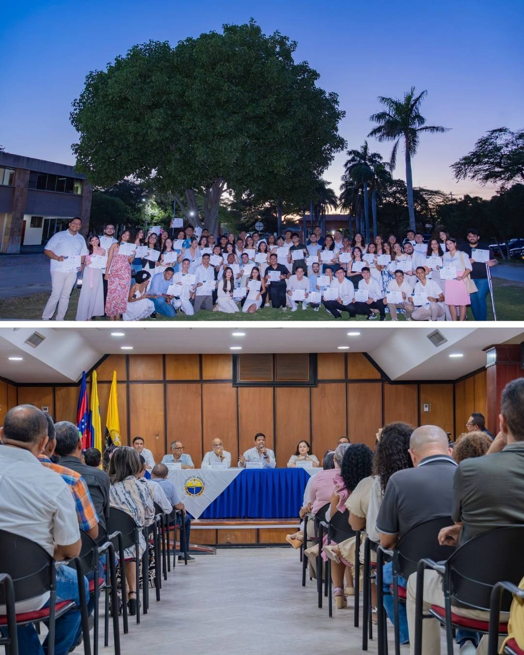 UNIMAGDALENA entregó credenciales a representantes 2025-2028