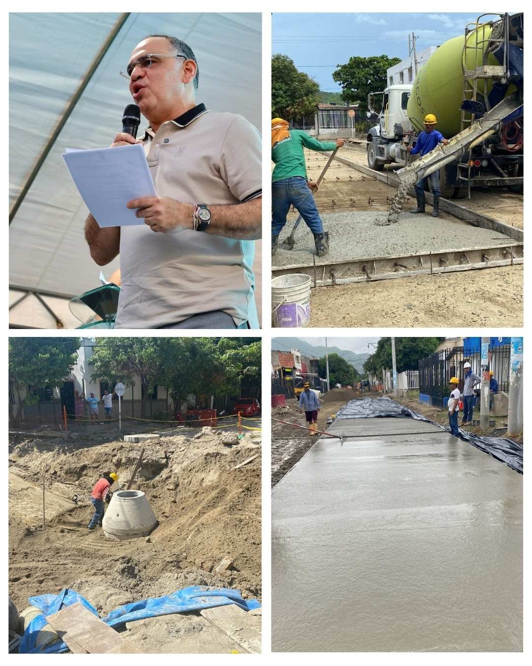 Alcalde Carlos Pinedo anuncia construcción del alcantarillado pluvial, entre otras obras de impacto el Gran Pescaíto