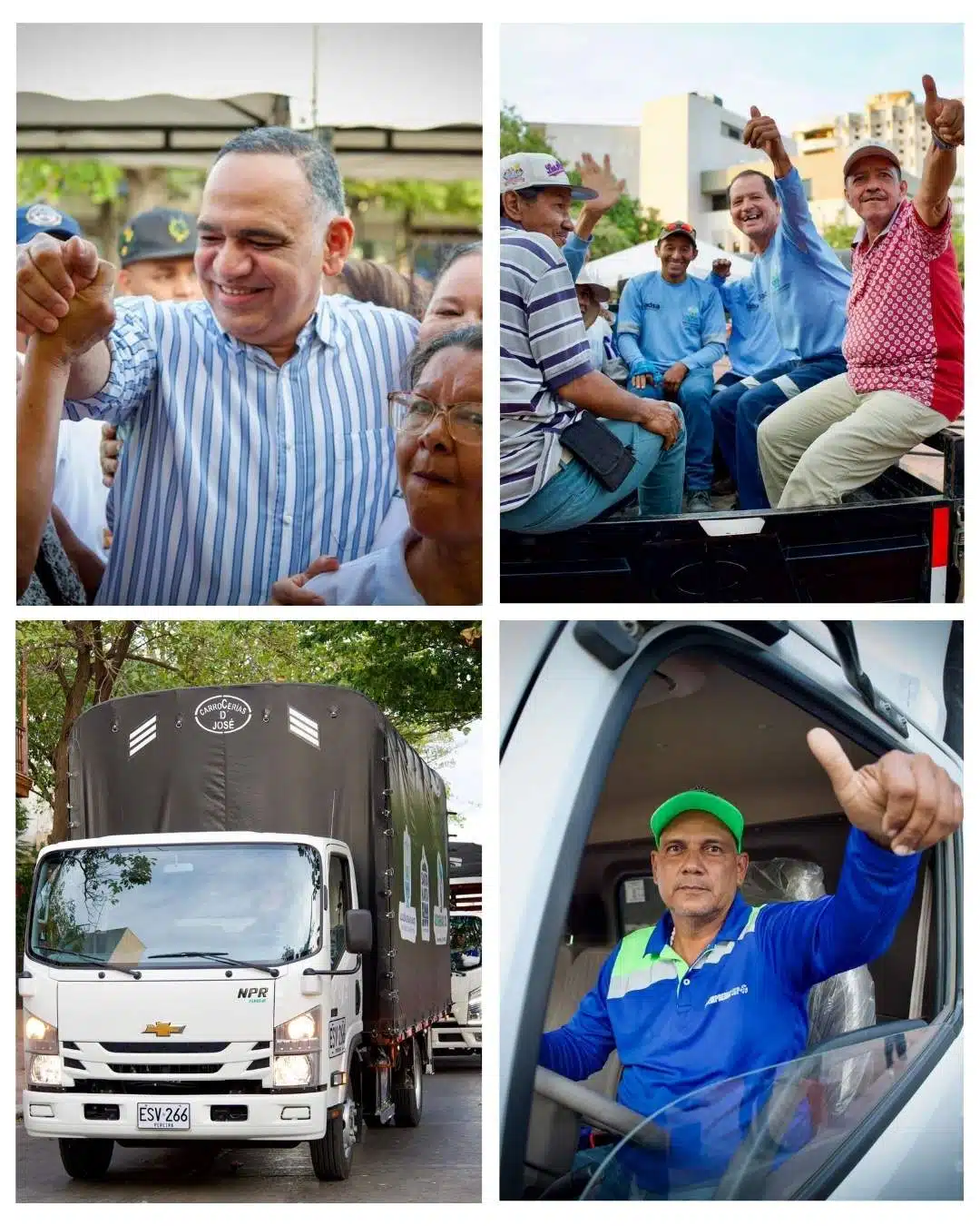 Alcalde Carlos Pinedo hace entrega de 49 vehículos a recicladores para fortalecer el sistema de aseo